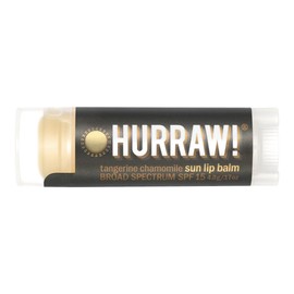 Hurraw Sun Lip Balm SPF15 - Tangerine Chamomile, 4.8g
