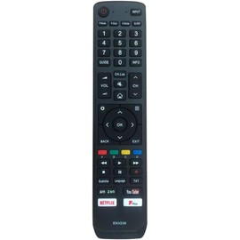 MYHGRC Replacement Hisense Remote Control EN3G39 for All Hisense Smart LED LCD TV - No setup required Hisense TV Remote Control