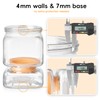 Glass Pickle Jar with Strainer Flip, 46 FL OZ Pickle