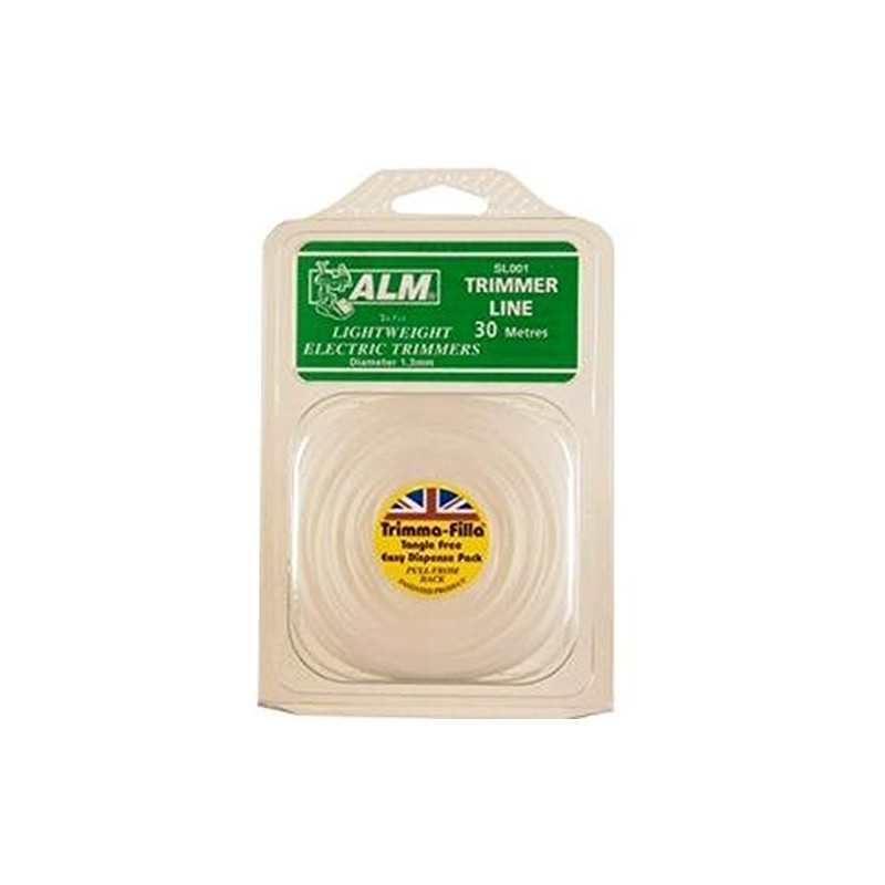 SL001 1.3mm x 30m White Trimmer Line