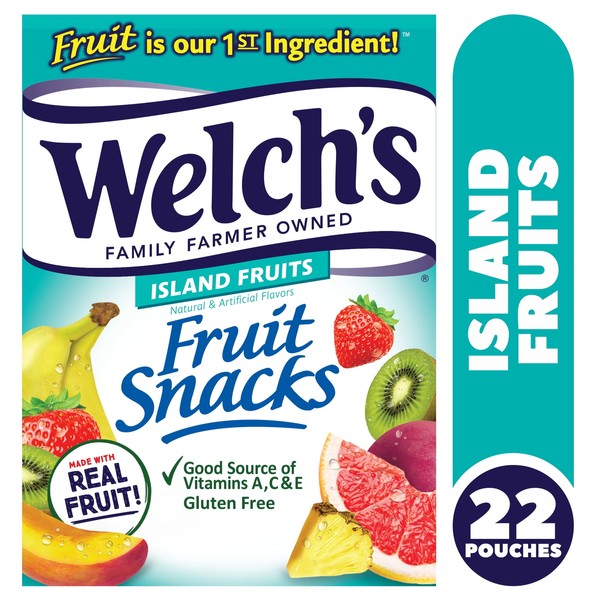 Unbranded 22 Ct Welch's, Made With Real Fruit Fruit Snacks,