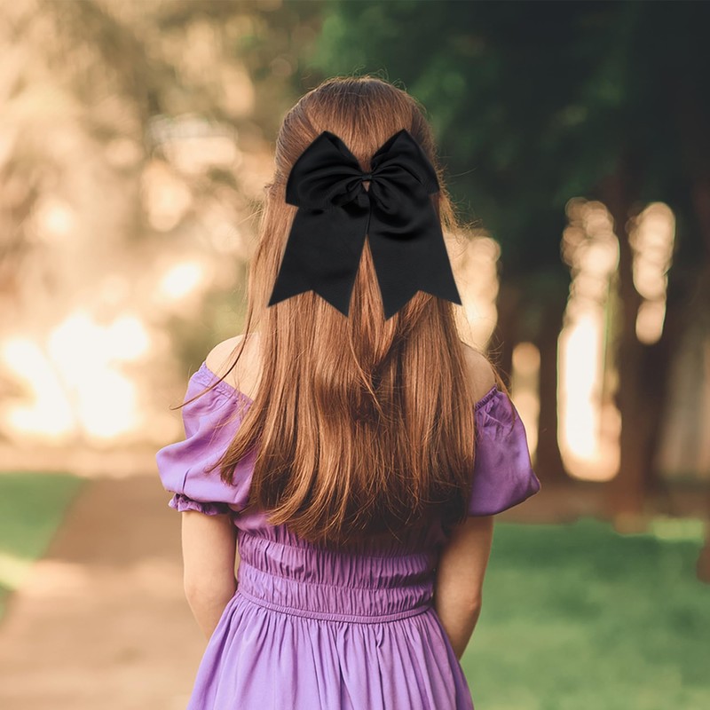 2 Pack 8 inch Large Hair Bows for Women Girls