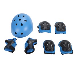 Helmet Knee Pad Adjustable Comfortable Protective Kids Sport Gear Set for Balance Bikes Bicycles M
