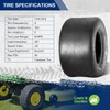 MaxAuto 13x6.50-6nhs Tires,13x6.50x6 Lawn Mower Tires,13-6.50-6 Smooth Turf Tires,13x6.5-6 Tractor