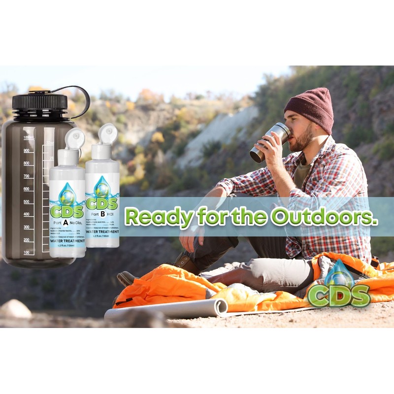 125 ml Chlorine Dioxide Kit with Water Bottle and Accu-Drop