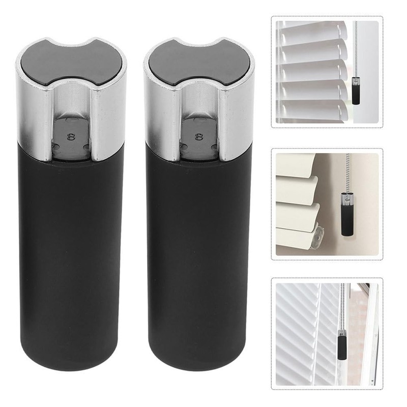 VOSAREA 4pcs Plastic Vertical Blind Cord Weight Pull Ends for