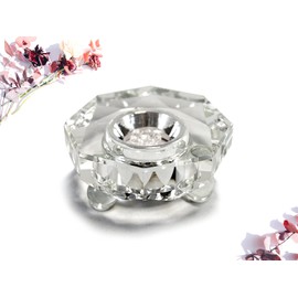 click2go Crystal Led Light Multicolor Illuminated Display Base - Color Changing Stand with Mirror Plate for Glass Art (3.5inches)