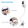 Flexible Gooseneck Clamp Mount for Imou 2K/2.5K WiFi Security Camera
