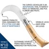 Opinel Unisex O113110 Messer, Buchenholz Braun, 19,5 cm EU