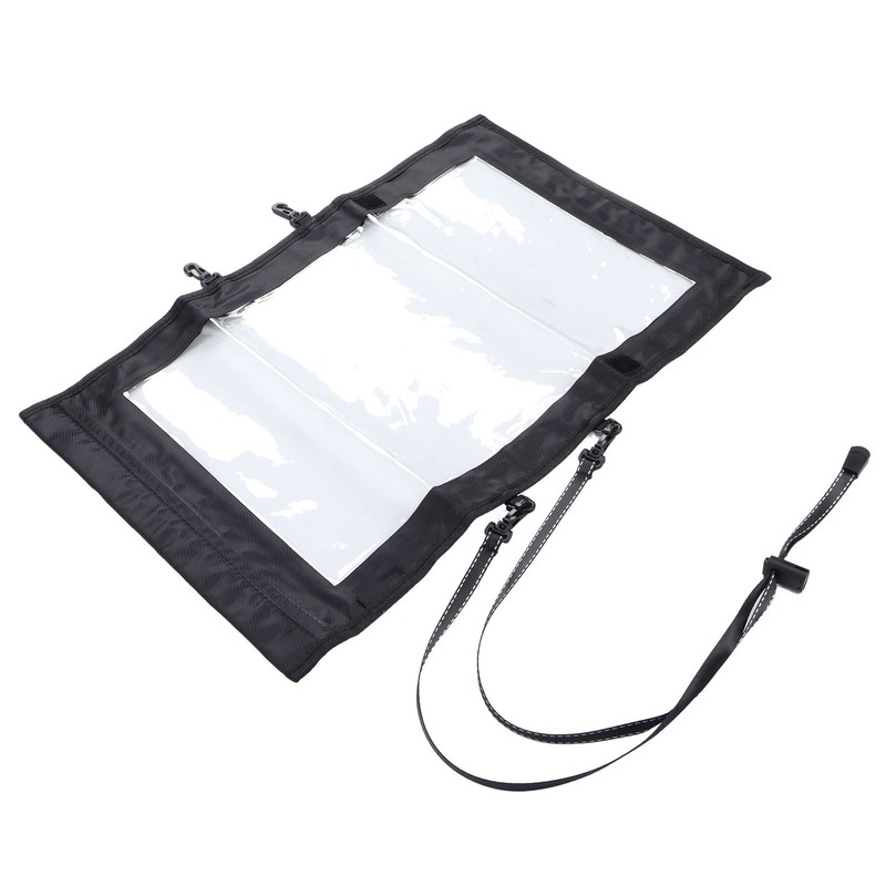 Transparent Map Storage Bag Waterproof Folding Storage Pouch for Outdoor