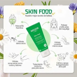 Skin Food Weleda Nutrición Intensiva | Piel Seca y Agrietada | Natural y Orgánica