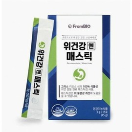 FromBio 프롬바이오 위건강엔 매스틱 3g x 15포 1개 FromBio Stomach Health with Mastic 3g x 15 Sachets 1 Pack