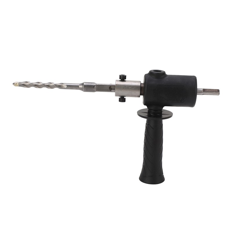 Electric Drill to Hammer Adapter Conversion Head with Bits Screws