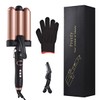 Pretfy Hair Curling Iron 3-Barrel 32mm Hair Waver Hair Curler