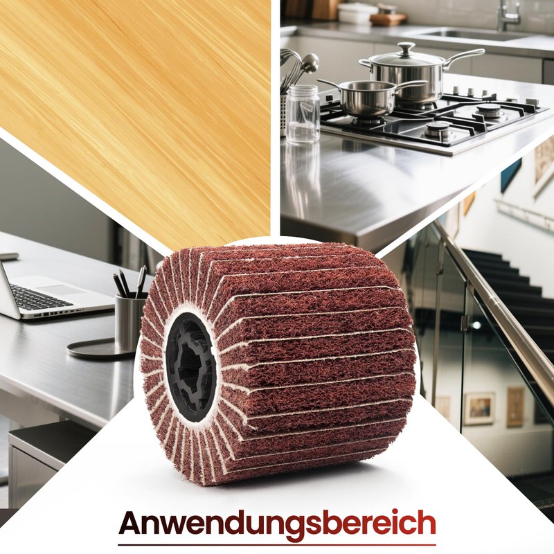 Nylon Brush Sanding Roller Brush Satin Roller, Sanding Roll Brush,