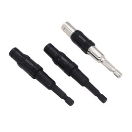 3Pcs Pivoting Bit Tip Holder 1/4" Hex Quick Release Magnetic Knuckle Bits Holder Extender for Screwdriver Bits Drill Extension Attachment