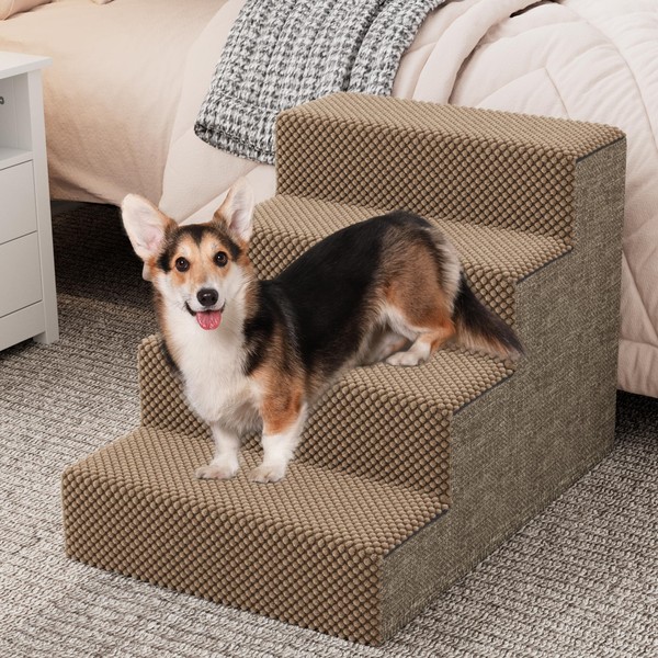 YITAHOME 20" H 4-Tier Dog Steps for Beds and Couches,