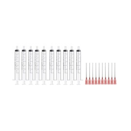 Ciringe 3 ml Syringe with 18G Pink Mixing Kit- 10 Sets