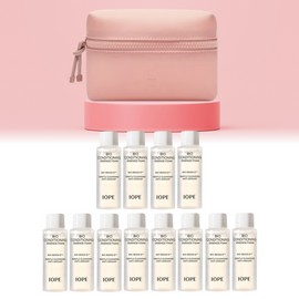 IOPE Hera Dare to Bear Pouch + IOPE Bio Conditioning Essence Foam Cleansing Total 216ml (12 pieces of 18ml) Set / 헤라 데어투베어 파우치+ 아이오페 바이오 컨디셔닝 에센스 폼 클렌징 총 216ml (18ml 12개) 세트