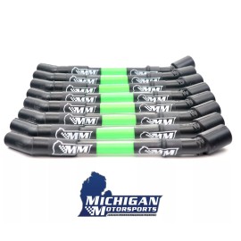 Michigan Motorsports LS Car Spark Plug Wires Green 10mm LS1 LS3 L99 L76 LS2 LS6