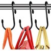 Purse Hanger for Closet,Unique S-Shaped Twist Design Sponge Anti Scratch