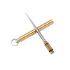 Portable Titanium Toothpicks, Fall Pocket Toothpicks Keychain, Brass Toothpick Holder