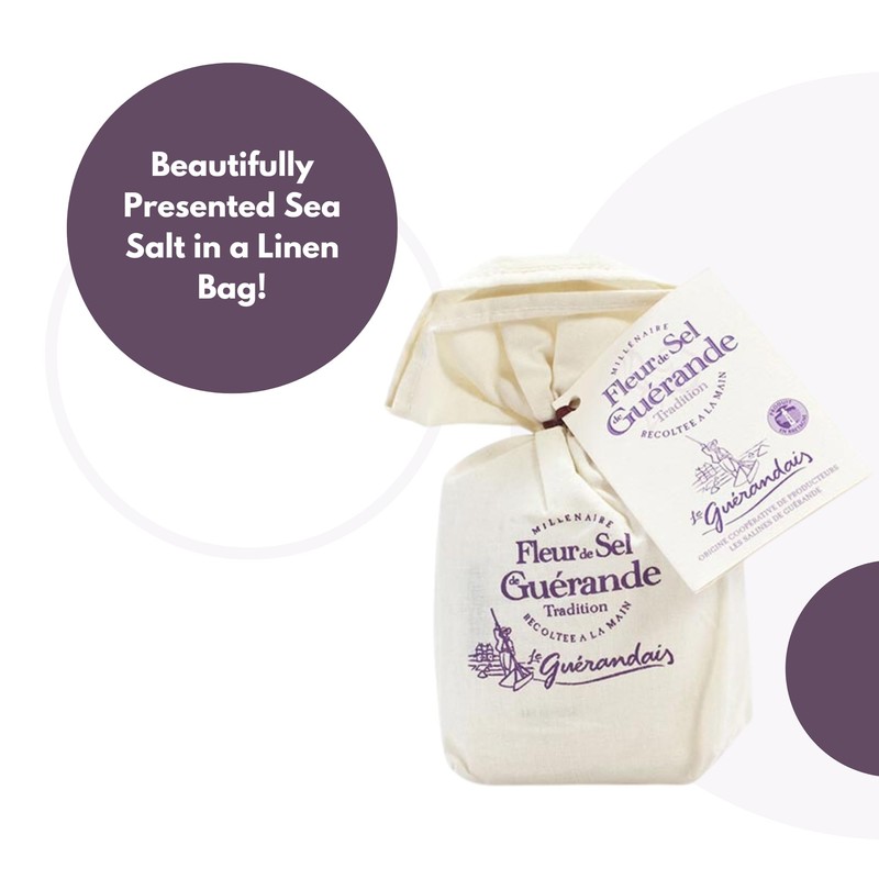 Le Guerandais Fleur De Sel De Guerande Linen Bag 4.4