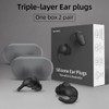 ENJROKJ Ear Plugs for Noise Cancelling,Soft Comfortable Silicone Sound Blocking