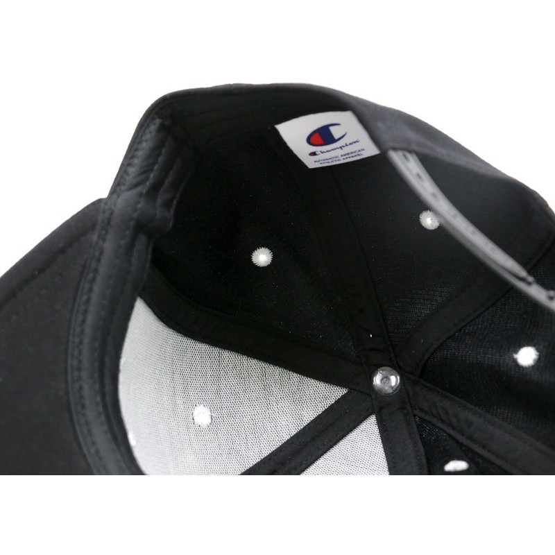 Champion Baseball Cap, Embroidered, Black, One Size Fits All