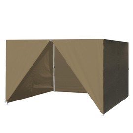 Eurmax USA Full Zippered Walls for 8x8 Easy Pop Up Canopy Tent,4 Walls ONLY(Khaki)