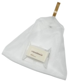 Soap-in-type lather net for making fluffy foam (mini soap included)