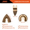 JMD 5-Pack Carbide Multi Tool Blades Oscillating Saw Blades for