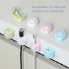6 Pack Magnetic Cable Clips,Cord Organizer Holder,Cable Tidy Tools,Cord Holder