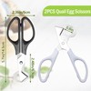 Adecco LLC Pigeon Quail Egg Cutter Scissors Stainless Steel Blades