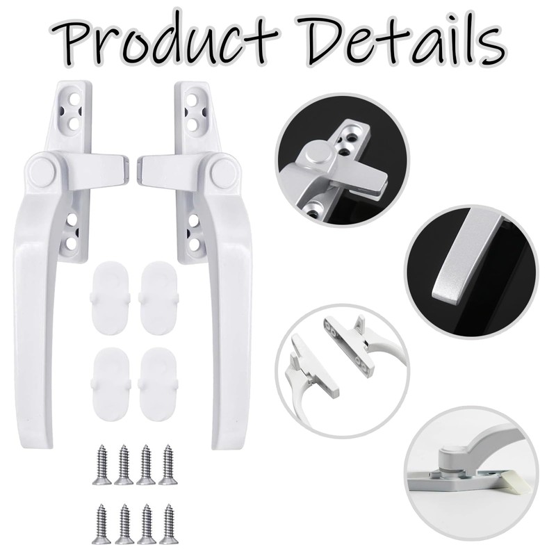 4 PCS Window Handles for Windows, Window Handle Replacement Kit,