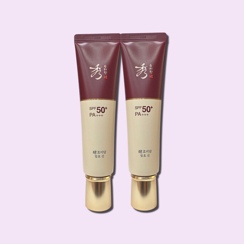 The Saem Sooryehan Hyobidam Fermentation Sun SPF50+/PA+++ 60ml 2pcs /