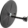 Global Industrial Round Glass Convex Mirror, Indoor, 26" Diameter, 160-Degree