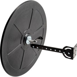 Global Industrial Round Glass Convex Mirror, Indoor, 26" Diameter, 160-Degree Viewing Angle, Wall Or Ceiling Mount Safety & Security Wide Angle Mirror