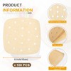 QUARKZMAN Pack of 100 Air Fryer Liners, 6 Inch Square