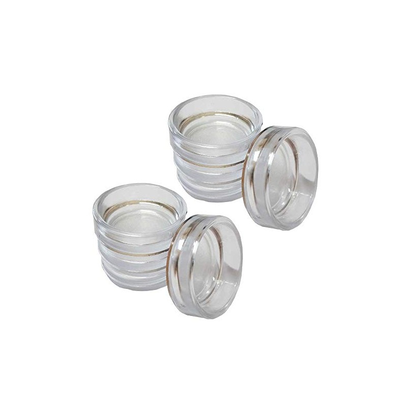Clear Castor Cups 38mm Protect Wooden, Laminate, Tiled Floors and