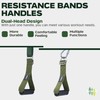 POWLIF Resistance Bands Handles, Multi-Purpose Exercise Handles for Resistance Bands,