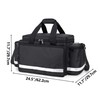 Trunab First Aid Bag Empty Medical Duffel First Responder Trauma