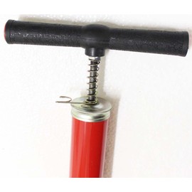 SCURRY Classic 21" (53.3 cm) Bicycle Hand Pump | Durable Woven Hose | Foot Peg Stability | 70 PSI Capacity | Sports Ball Needle Inclusion