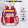 Vorspack Clear Backpack Heavy Duty PVC Transparent Backpack with Reinforced