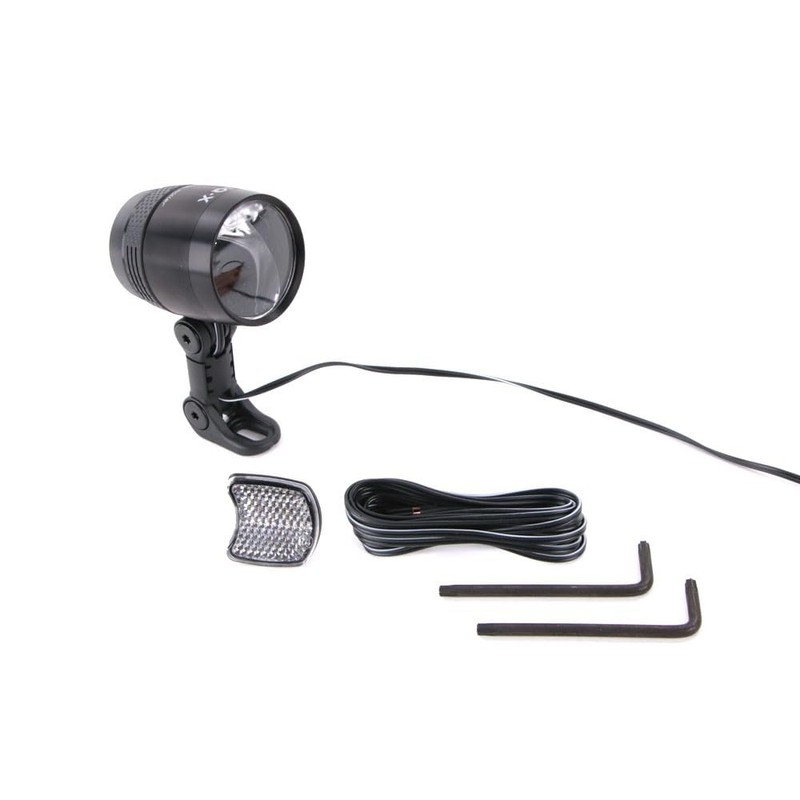 Busch & Müller headlight Lumotec IQ-X black, 164TSNDI-01