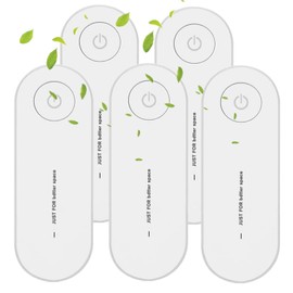 Pure Air - 5 Units- Plug-in Air Purifier,Mini Portable Air Purifier for Home & More Suitable for Bedrooms, Toilets, Living Room,bathrooms,closets,hotel,pet room