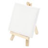 Tiardey 2 Pieces Mini Canvas Easel Set Small Display Tripod