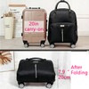 Rolling Laptop Bag, Lightweight Travel Trolley Luggage with 360° Spinner