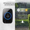 Wireless Doorbell Kit 38 Ringtones Door Bell Ringer 3 Levels