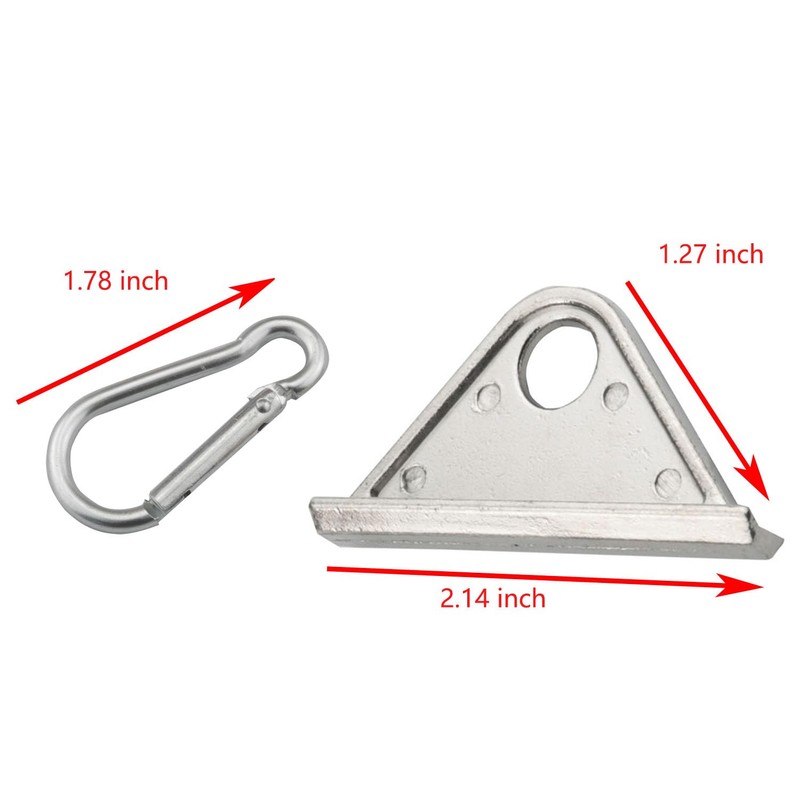 YHXiXi 4pcs Sliding Hooks for 6mm T-Slot Aluminum Extrusions Silver,